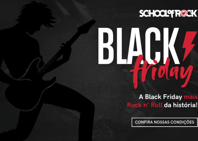 School of Rock lança Black Friday com ofertas para alunos e desconto para novos franqueados