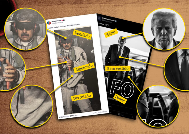 Trump recorre a imagens de ação na Venezuela para comunicar mensagens políticas e moldar a narrativa